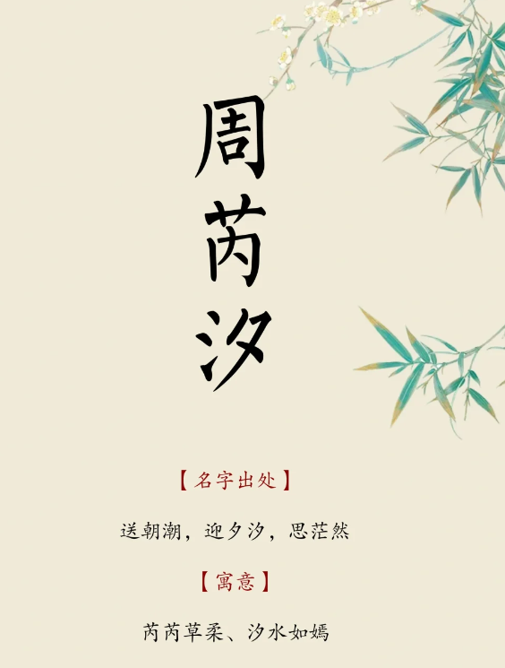 芮汐女孩名字的含义，展现女孩气质优雅的名字